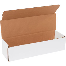 Global Industrial B40183 Global Industrial™ Corrugated Mailers, 12"L x 3-1/2"W x 3"H, White image.
