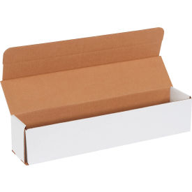 Global Industrial B40184 Global Industrial™ Corrugated Mailers, 17-1/2"L x 3-1/2"W x 3-1/2"H, White image.
