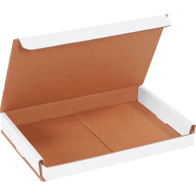 Global Industrial B1638201 Global Industrial™ Corrugated Mailers, 9"L x 6"W x 1"H, White image.