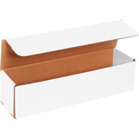 Global Industrial B40187 Global Industrial™ Corrugated Mailers, 13-1/2"L x 3-1/2"W x 3-1/2"H, White image.