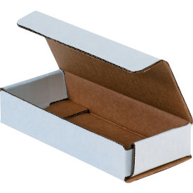 Global Industrial B40188 Global Industrial™ Corrugated Mailers, 6"L x 2-1/2"W x 1"H, White image.