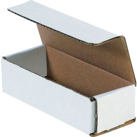 Global Industrial B40216 Global Industrial™ Corrugated Mailers, 6-1/2"L x 2-1/2"W x 1-3/4"H, White image.