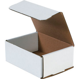Global Industrial B40197 Global Industrial™ Corrugated Mailers, 6-1/2"L x 4-7/8"W x 2-5/8"H, White image.