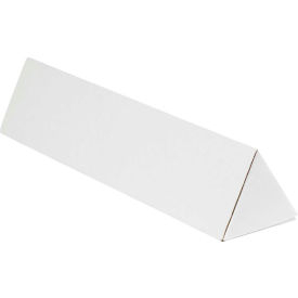 Global Industrial™ Triangle Mailing Tubes 3""W x 24-1/4""L White