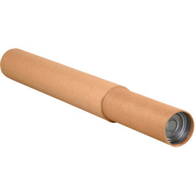 Global Industrial™ Adjustable Shipping Tube 3-1/4"" Dia. x 60-120""L 0.18"" Thick Kraft 15/Pk