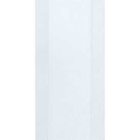 Global Industrial™ Low Density Gusseted Poly Bags 4""W x 2""D x 8""H 1 Mil Clear Pack of 1000