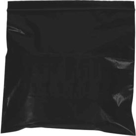 Global Industrial™ Reclosable Poly Bags 3""W x 3""L 2 Mil Black 1000/Pack