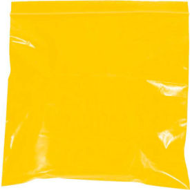 Global Industrial™ Reclosable Poly Bags 3""W x 3""L 2 Mil Yellow 1000/Pack