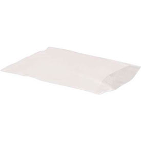 Global Industrial B1645724 Global Industrial™ Flat Poly Bags, 4"W x 6"L, 2 Mil, White, 1000/Pack image.
