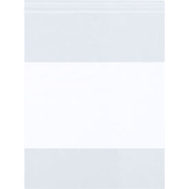 Global Industrial™ Seal Top Reclosable Bags w/ Write On Block 3""W x 5""L 4 Mil Clear 1000Pk