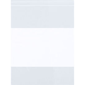 White Block Reclosable Poly Bags, 24"W x 24"L, 2 Mil, Clear, 250/Pack view 2