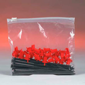 Global Industrial Reclosable Slider Zip Poly Bags, 10