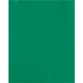 Flat Polyethylene Bags, 12"W x 15"L, 2 Mil, Green, 1000/Pack view 2