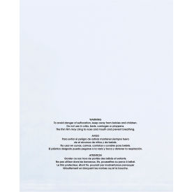 Flat Suffocation Warning Poly Bags, 10"W x 15"L, 2 Mil, Clear, 100/Pack view 2
