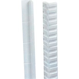 Global Industrial B546162 Global Industrial™ Foam Edge Protectors, 24"L x 3"W x 3"H, White, 150/Pack image.