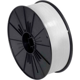 Global Industrial B1645907 Global Industrial™ Plastic Twist Tie Spool, 7000L x 5/32"W, White image.