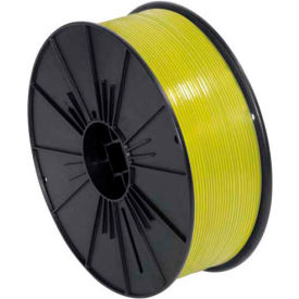 Global Industrial B1645877 Global Industrial™ Plastic Twist Tie Spool, 7000L x 5/32"W, Yellow image.