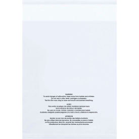 Global Industrial™ Resealable Suffocation Warning Poly Bag 12""W x 15""L 1.5 Mil Clear 1000/Pk