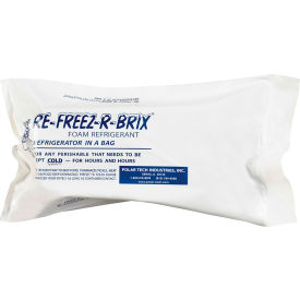 Cold Packs, 64 oz., 9"L x 4"W x 3"H, White, 8/Pack view 2