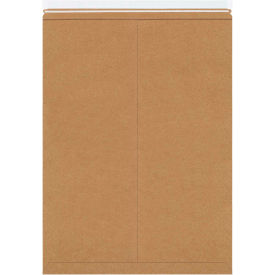 Box Packaging Inc RM12PSK Stayflats Plus® Self-Seal Mailers, 20"W x 27"L, Kraft, 50/Pack image.
