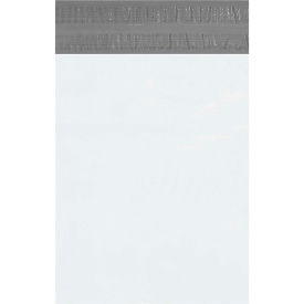 Global Industrial B1886356 Global Industrial™ Returnable Poly Mailers, 12"W x 15-1/2"L, 2.5 Mil, White, 100/Pack image.