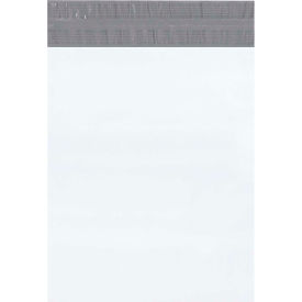 Global Industrial B1886377 Global Industrial™ Returnable Poly Mailers, 14"W x 17"L, 2.5 Mil, White, 100/Pack image.