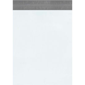 Global Industrial B1886367 Global Industrial™ Returnable Poly Mailers, 19"W x 24"L, 2.5 Mil, White, 100/Pack image.
