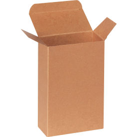 Heavy Duty Reverse Tuck Folding Cartons 5-1/2"L x 3"W x 8-1/2"H Kraft 250/Pack 