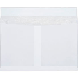 Box Packaging Inc SLE10152WS Ship-Lite® Expandable Envelopes, Side Opening, 10"W x 15"L x 2"D, White, 100/Pack image.
