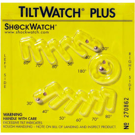 TiltWatch Plus Tilt Indicator with Instructional Companion Label, 100/Case view 2