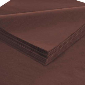 Global Industrial B1638412 Global Industrial™ Gift Grade Tissue Paper, 20"W x 30"L, Brown, 480 Sheets image.