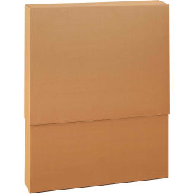 Global Industrial B2206589 Global Industrial™ Telescoping Outer Boxes, 30"L x 6"W x 24"H, Kraft image.