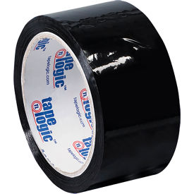 Box Packaging Inc T90122BK Tape Logic® Colored Carton Sealing Tape, 2" x 55 yds., Black image.