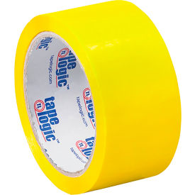 Box Packaging Inc T90122Y Tape Logic® Colored Carton Sealing Tape, 2" x 55 yds., Yellow image.
