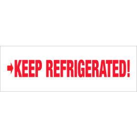 Tape Logic® Carton Sealing Tape Keep Refrigerated 2" x 110 Yds. 2.2 Mil Red/White 