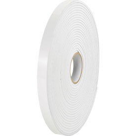 Tape Logic® Double Sided Removable Foam Tape 1" x 36 Yds. 62.5 Mil White 