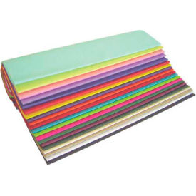 Global Industrial B1645843 Global Industrial™ Gift Grade Tissue Paper, 20"W x 30"L, Popular Colors, 480 Sheets image.