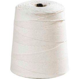 Global Industrial™ Cotton Twine 16 Ply 3100L 40 Lbs. Tensile Strength White