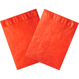 Box Packaging Inc TYC1013R Tyvek® Self Seal Colored Envelopes, 10"W x 13"L, Red, 100/Pack image.