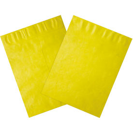 Box Packaging Inc TYC912Y Tyvek® Self Seal Colored Envelopes, 9"W x 12"L, Yellow, 100/Pack image.