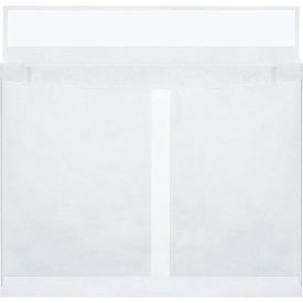 Box Packaging Inc TYE10132WS Tyvek® Self Seal Expandable Envelopes, Side Opening, 10"W x 13"L x 2"D, White, 100/Pack image.