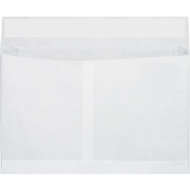 Box Packaging Inc TYE12164WS Tyvek® Self Seal Expandable Envelopes, Side Opening, 12"W x 16"L x 4"D, White, 50/Pack image.