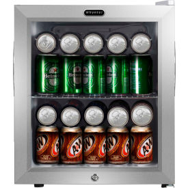 Whynter LLC BR-062WS Whynter BR-062WS, Beverage Refrigerator With Lock, Stainless Steel, 62 Can Capacity image.