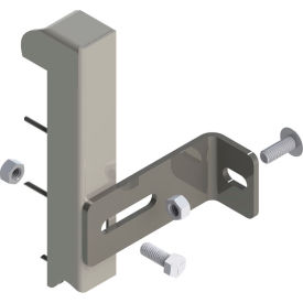Wirecrafters - RackBack® Wire Mesh PR Enclosure -1""-3"" Mount Offset Clips - 4pcs
