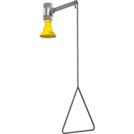 Bradley Shower, Vertical Supply, Plastic Showerhead, S19-130