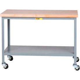 Little Giant WTS-3060-3R Little Giant® Mobile Butcher Block Top Table, 60 x 30", Lower Shelf image.