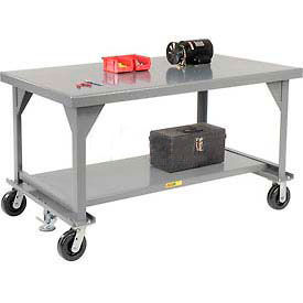 Little Giant WW3060-6PHFL Little Giant® Welded Steel Mobile Workbench, 60 x 30", 7 Gauge image.