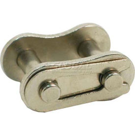 Bearings Limited 100-1NP CL Tritan Precision Ansi Nickel Plated Roller Chain - 100-1np - 1 1/4" Pitch - Connecting Link image.