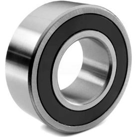 Bearings Limited 5302-2RS TRITAN Double Row Angular Contact Bearings 5302-2RS, 2 Rubber Seals, Heavy Duty, 15mm Bore, 42mm OD image.