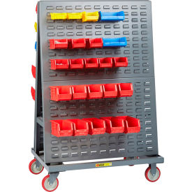 Little Giant AFLP-2460-5PY Little Giant® Mobile A-Frame - Lean Tool Cart, Louvered Panels, 24"D x 60"W image.